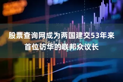 股票查询网成为两国建交53年来首位访华的联邦众议长